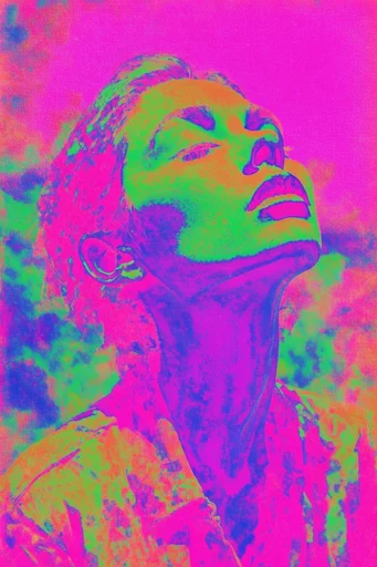 Acidic Cyber-Zine Punk moodboard — generate AI images in this style