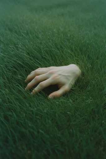 Cinematic Verdant Solitude style reference image — minimalist composition