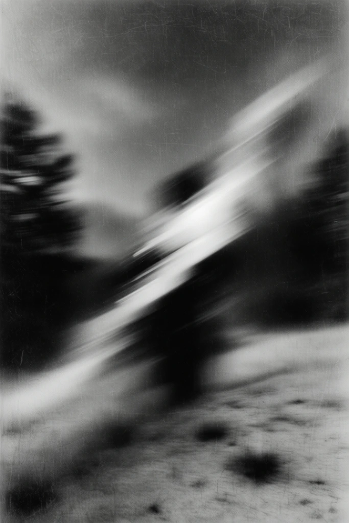 Kinetic Noir Abstraction style AI image example 2