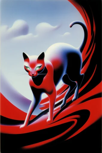 Metallic Dream Surrealism style reference image — minimalist composition