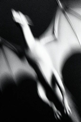 Ethereal Analog Dread style reference image — high-contrast monochrome
