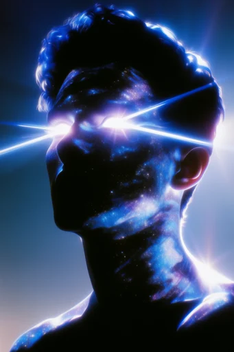 Neon Astral Retro-Futurism moodboard — generate AI images in this style