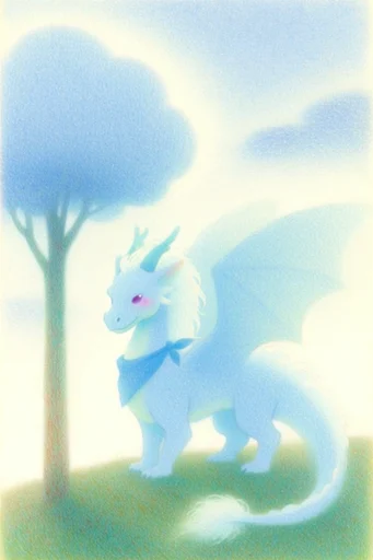 Luminous Ethereal Haze style reference image — ethereal blue palette