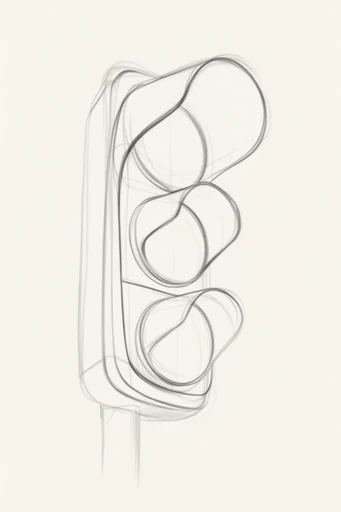Raw Expressive Sketchbook style reference image — expressive pencil linework