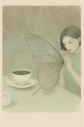 Muted Surreal Gothic style reference image — somber atmospheric lighting