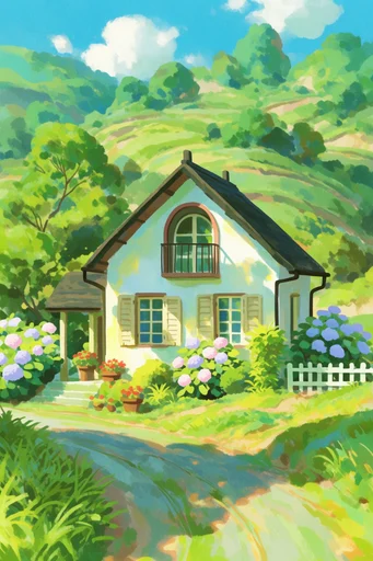 Luminous Pastoral Nostalgia style AI image example 4