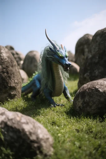 Dynamic Wide-Angle Realism style reference image — clear blue sky