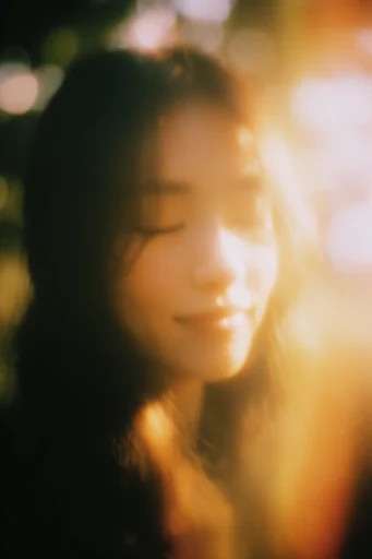 Cinematic Amber Nocturne style reference image — wet asphalt reflections