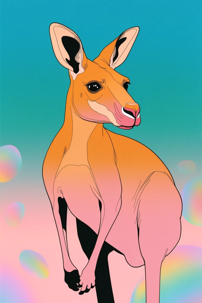 Surreal Graphic Minimalism style AI image example 3