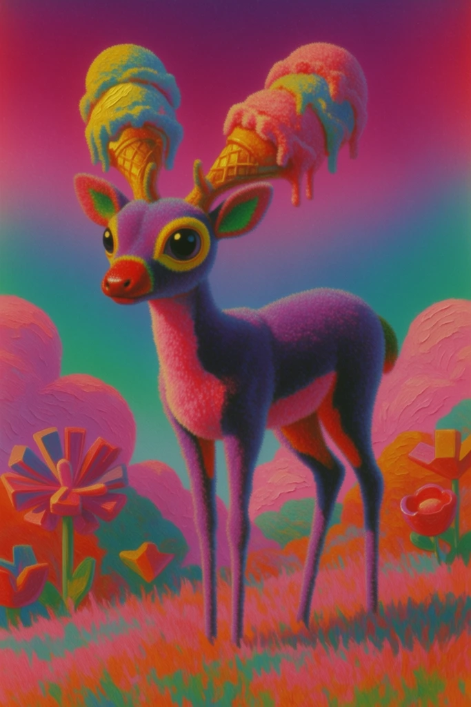 Surreal Neo-Pop Pastoral style AI image example 3