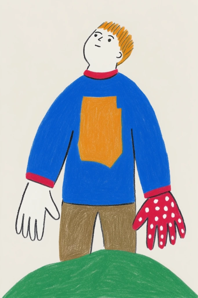 Textured Naive Whimsy style AI image example 1