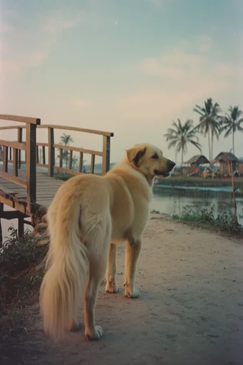 Ethereal Cinematic Nostalgia style reference image — analog texture