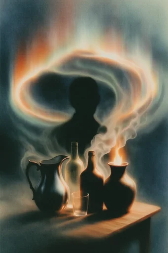 Spectral Thermal Noir style reference image — long exposure motion blur