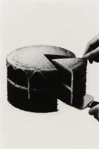 Monochrome Granular Noir style reference image — smoky diffusion