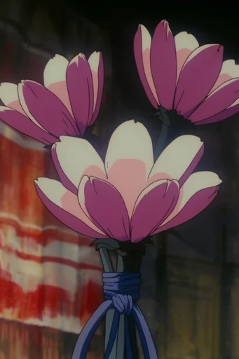 Nostalgic Nocturnal Anime style reference image — moody atmospheric color palette