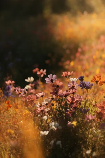 Ethereal Golden Wildlife style reference image — telephoto lens