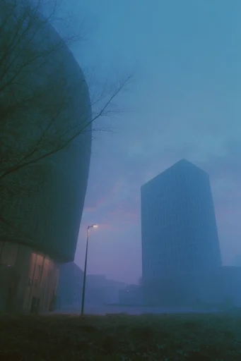 Spectral Twilight Surrealism style reference image — long exposure photography