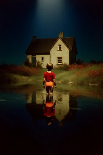 Submerged Twilight Surrealism style AI image example 4