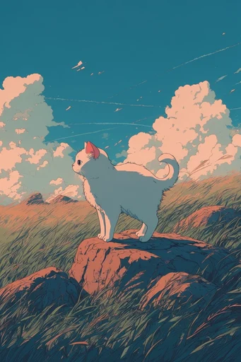 Retro Graphic Cel-Shaded style reference image — 90s anime cel shading