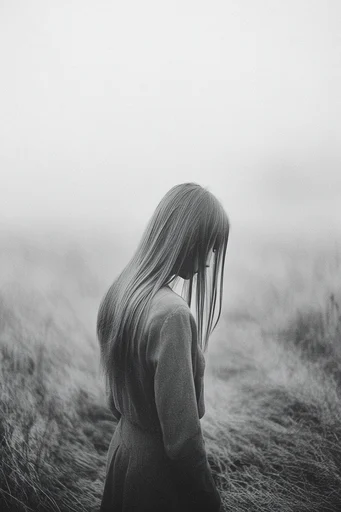 Monochrome Atmospheric Minimalism style reference image — minimalist composition