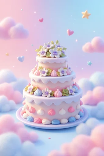 Surreal Pastel Dreamcore style reference image — tactile fuzzy textures