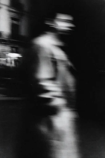 Spectral Motion Noir style reference image — motion blur portrait