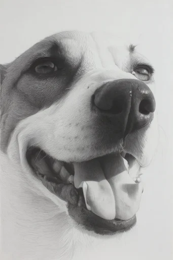 Monochrome Surrealist Realism style reference image — micro-texture detail