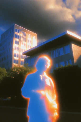 Spectral Neon Luminescence style reference image — thermal neon energy