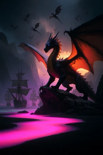 Surreal Neon Melancholy style reference image — atmospheric dark tones
