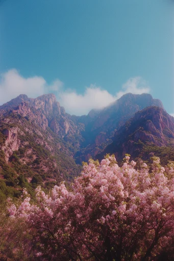 Nostalgic Pastel Dreamcore style reference image — vintage 35mm film grain