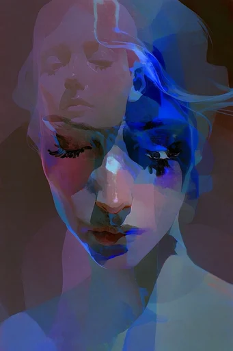 Surreal Chromatic Glitch style reference image — glitch art