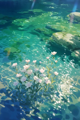 Luminous Aquatic Impressionism style reference image — ethereal surrealism