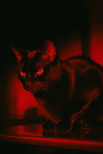 Cinematic Crimson Nocturne style reference image — atmospheric smoke haze