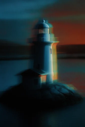 Atmospheric Cinematic Noir style reference image — analog film grain