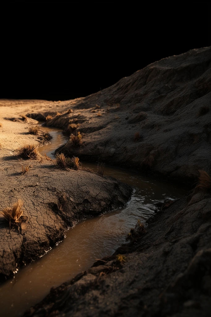 Visceral Chiaroscuro Realism style AI image example 2