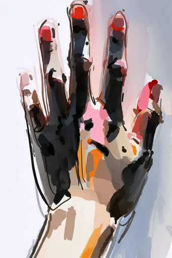 Graphic Urban Luminism style reference image — high contrast sunlight