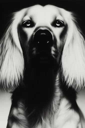 Spectral Monochrome Noir style reference image — luminous glow
