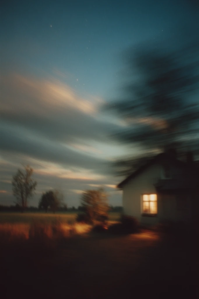 Cinematic Nocturnal Blur style AI image example 2