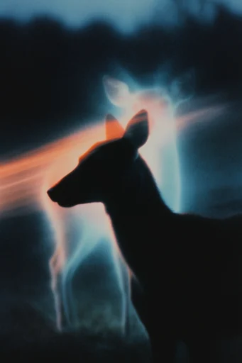 Spectral Thermal Noir style reference image — teal and orange contrast
