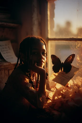 Ethereal Amber Nostalgia style reference image — dreamy soft focus