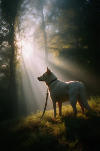Ethereal Mystical Realism style reference image — crimson accents