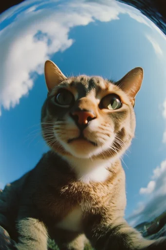Dynamic Fisheye Streetwear style reference image — analog film grain