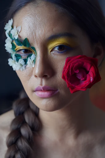 Visceral Macro Beauty style reference image — raw skin detail
