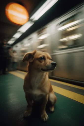 Cinematic Transit Melancholy style reference image — candid introspective portrait