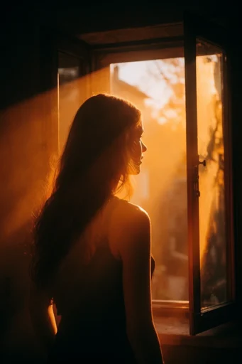 Cinematic Volumetric Chiaroscuro style reference image — dramatic silhouette