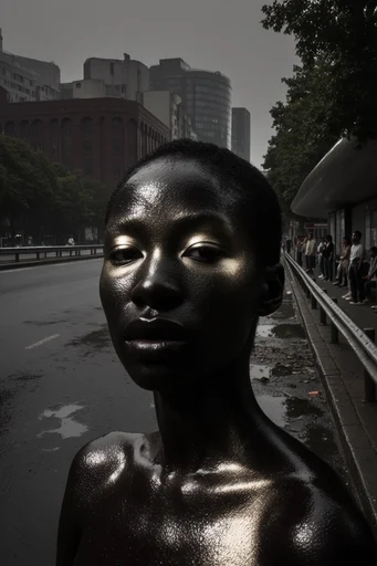 Gilded Obsidian Chiaroscuro style reference image — chiaroscuro lighting