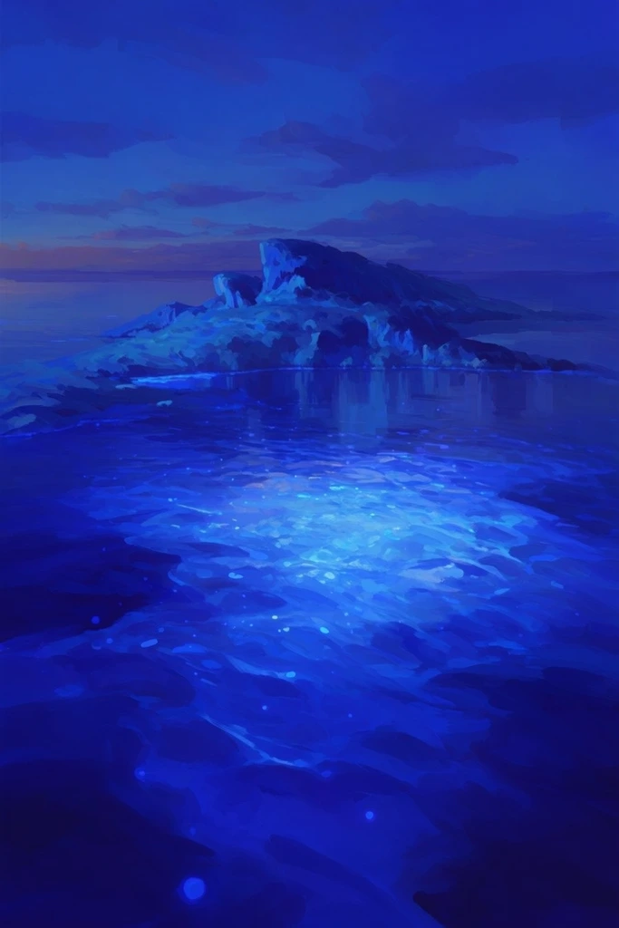 Luminous Oceanic Dreamscape style AI image example 2