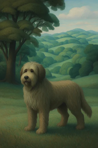 Ethereal Pastoral Surrealism style reference image — soft atmospheric haze