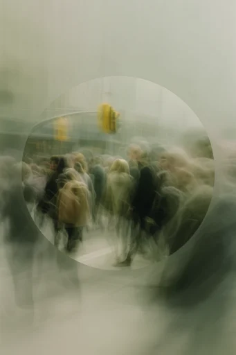 Ethereal Kinetic Motion style reference image — long exposure motion blur