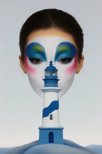 Visceral Macro Beauty style reference image — vivid color blocking